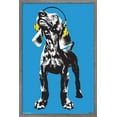 thumbnail image 1 of Keith Kimberlin - Puppy - Modern Weimaraner Pop Art Wall Poster, 22.375" x 34", Framed, 1 of 5