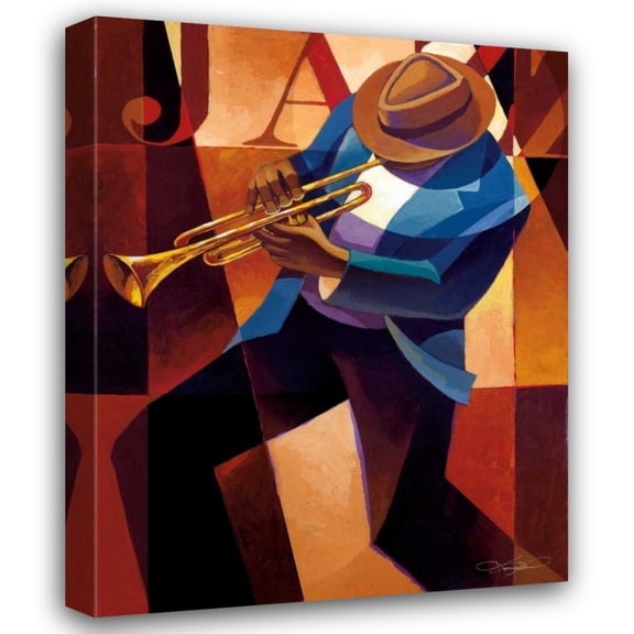 Keith Mallett 35x44 Gallery Wrapped Canvas Wall Art Titled - Swing
