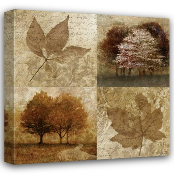 Keith Mallett 36x36 Gallery Wrapped Canvas Wall Art Titled - Arcadian Grove I