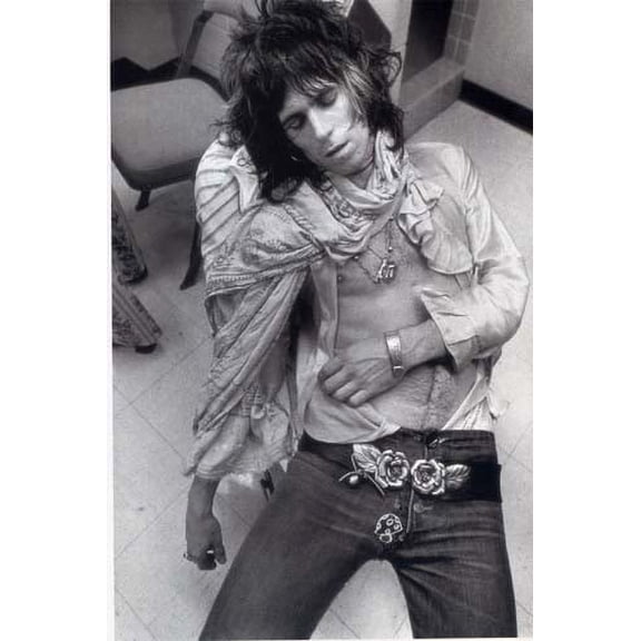 Keith Richards Wasted Poster (24 x 36)