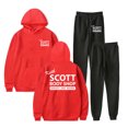 thumbnail image 1 of Keith Scott Body Shop One Tree Hill Hoodie Jogger Pants Two Piece Set Sweatshirts+Sweatpants Women Men's Set, 1 of 3