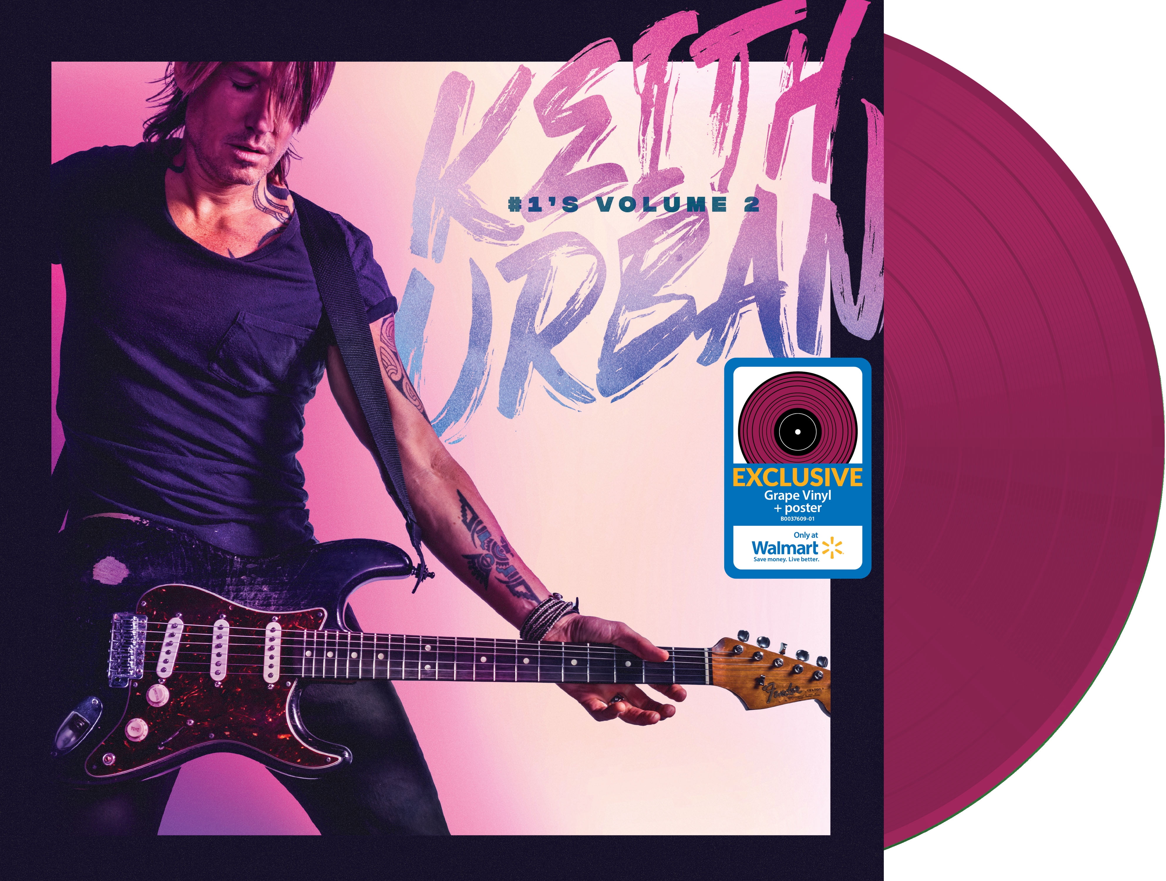 Keith Urban - #1's Vol.2 (Walmart Exclusive) LP Vinyl Record