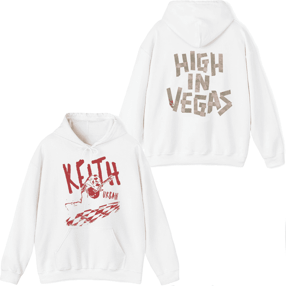 Keith Urban Merch HIGH In Vegas Hoodie Printed Hoodies Men Women Long Sleeve Pullover