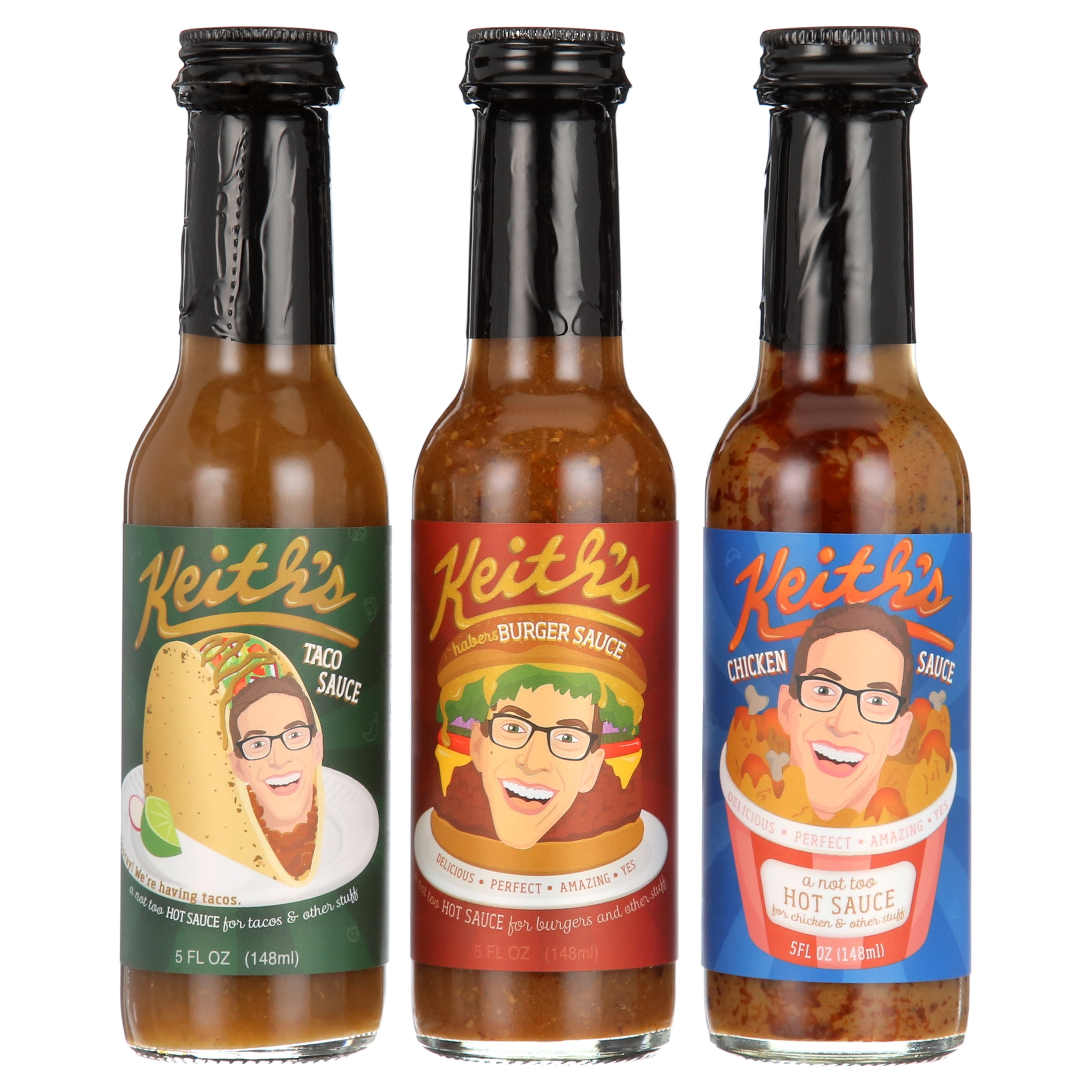 Keith's Hot Sauce Trio