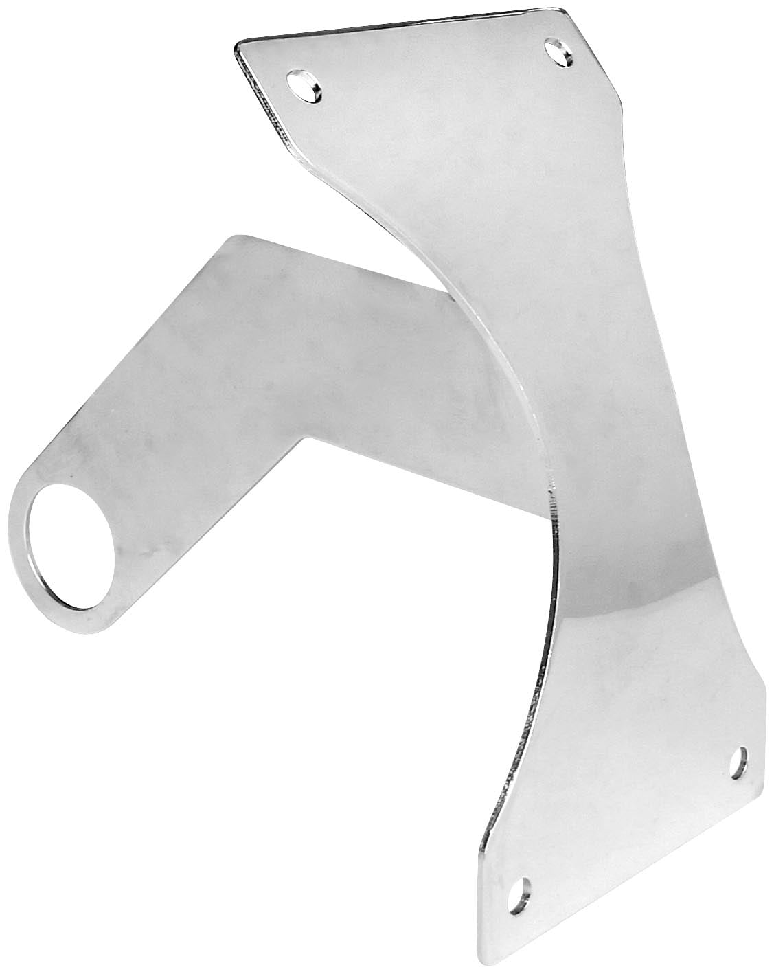 Keiti LPBCH Swingarm Mounted License Plate Bracket Chrome