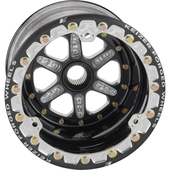 Keizer 13103SPFBLTB Midget Rear Wheel 13x10 Inch 3 Inch Offset