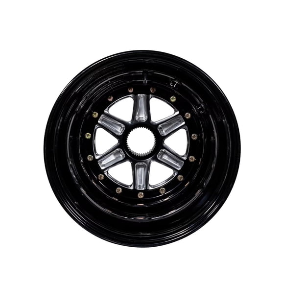 Keizer 15156SPIFBLB 15x15 Inner Beadlock Wheel, 5 Off, Black