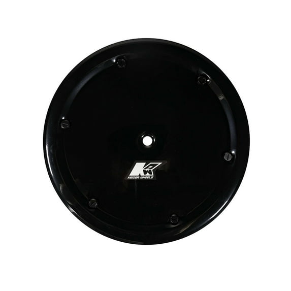 Keizer 15MC6B Black Wheel Mud Cover, 15 Inch, 6-Button