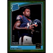 Keke Coutee RR Rookie Card 2018 Donruss Press Proof Gold #326