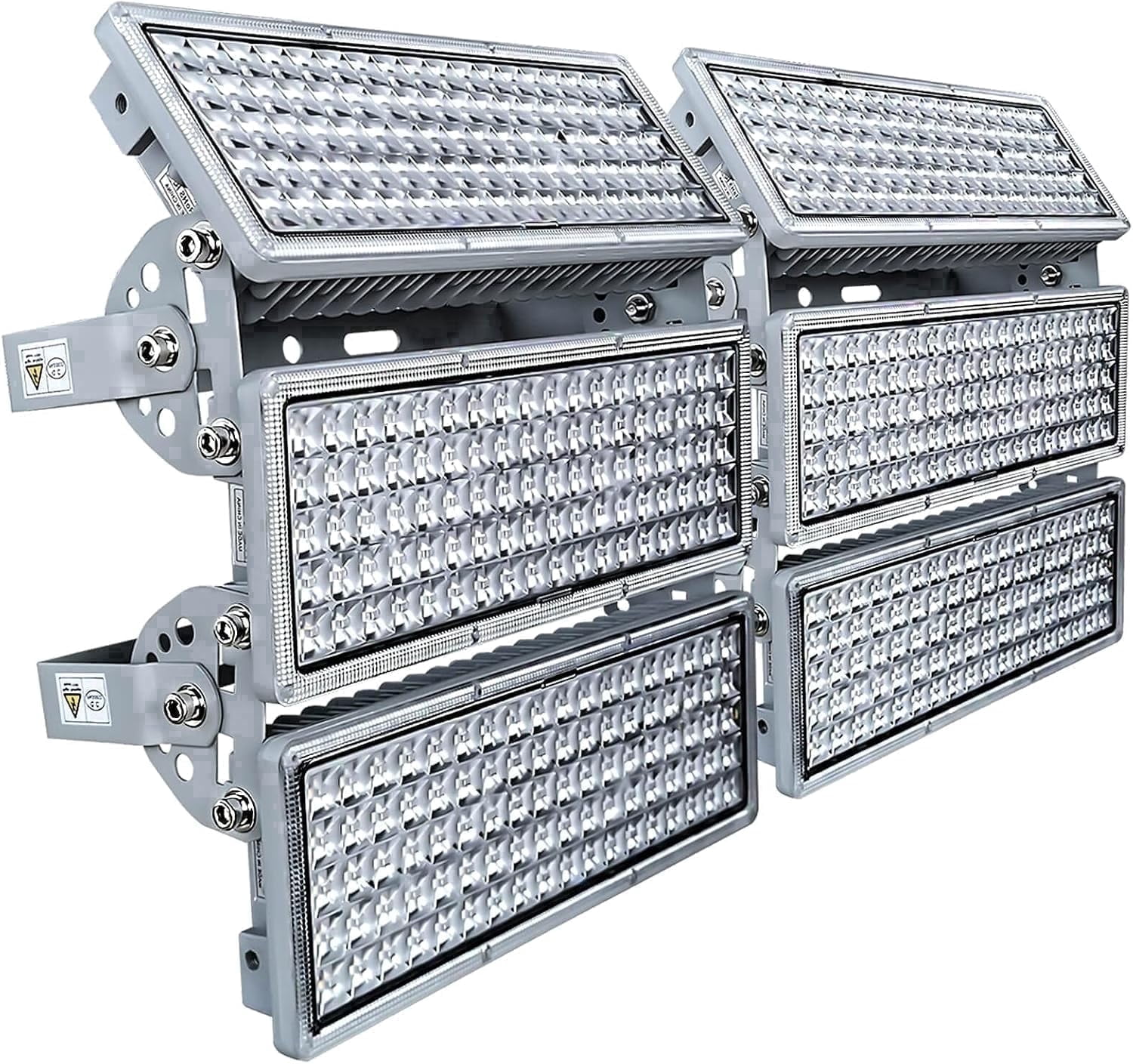Kekeou 600W Stadium module outdoor flood light, 300W*2 high inernsity led lights, IP67 Waterproof for Playground