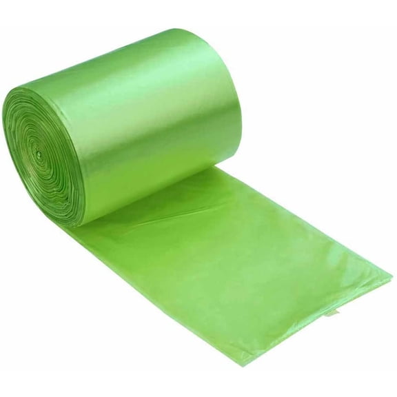 Kekow 13 Gallon Kitchen Trash Bags, Green, 125 Counts