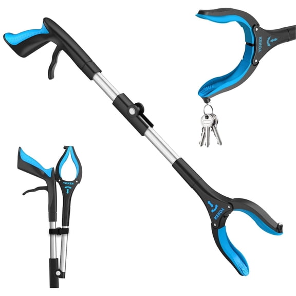 KEKOY 26 Inch Folding Reacher Grabber Tool, Mobility Aid Reaching Tool, Arm Extension