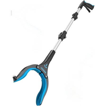 Kekoy 36-Inch Foldable Grabber Reaching Tool with Anti-Slip 360° Rotating Jaw and 4" Magnetic Claw – Essential Aid for Seniors, Disabled, and Post-Surgery Recovery