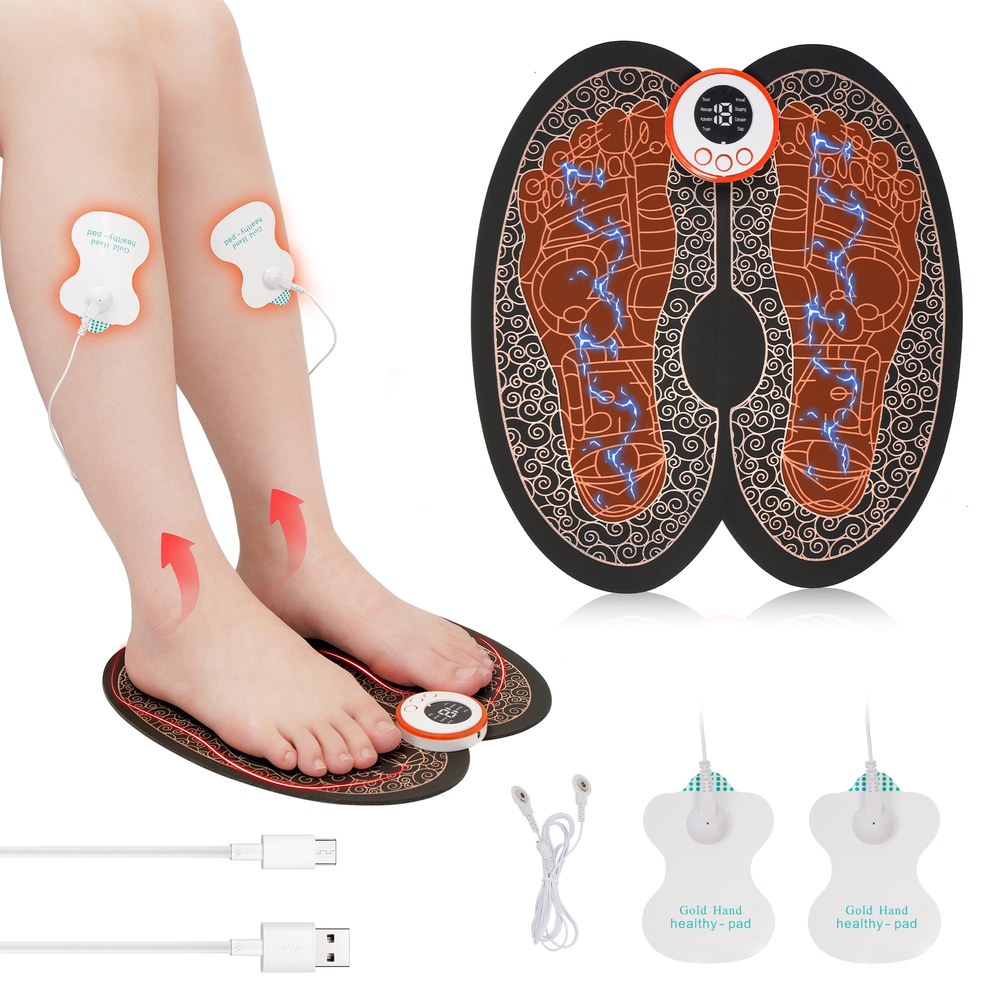 Kekoy EMS Electric Muscle Stimulation, EMS Foot Massager for Neuropathy