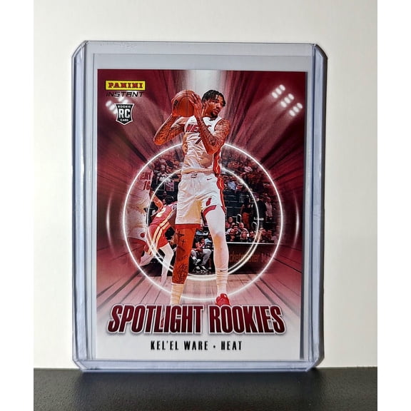 Kel'el Ware Rookie 2024-25 Panini Spotlight Rookies NBA #15 Miami Heat 1 of 170