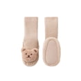 thumbnail image 1 of KelaJuan Baby Girl Winter Sock Shoes Soft Non-slip Cute Cartoon Bears Flats Warm Walking Shoes for Newborn Infant Toddler, 1 of 6