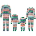 thumbnail image 1 of KelaJuan Christmas Family Pajamas Matching Set Elk Snowflake Print Long Sleeve Tops and Elastic Band Pants Sleepwear, 1 of 7