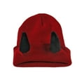 thumbnail image 1 of KelaJuan Devil Horn Hat, Soft Knitted Beanie Warm Winter Halloween Hat Fashion Hip Hop Cap for Indoor Outdoor, 1 of 6