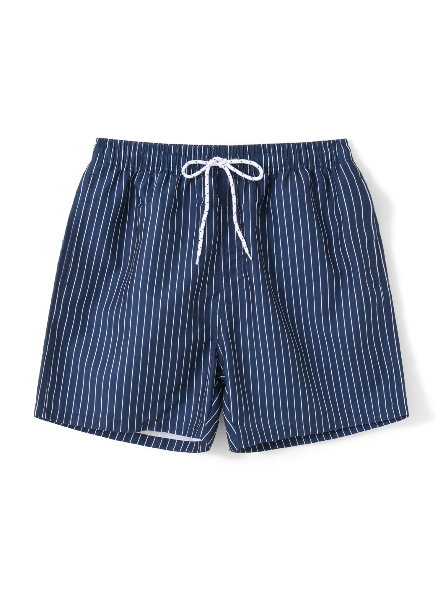 KelaJuan Men's Quick Dry Swim Slim Fit Trunks Swimsuits Stripe ...
