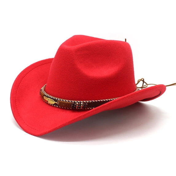 KelaJuan Wide Brim Floppy Hat Western Hat Wool Felt Bowler Cap Classic Vintage Bowler Hat for Adults