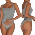 thumbnail image 1 of KelaJuan Women Summer Casual Solid Color Slim Fit Sleeveless Crop T-shirt for Streetwear Club Wear, 1 of 6