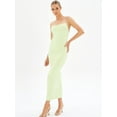 thumbnail image 1 of KelaJuan Womenacute;s Bodycon Long Dress, Sleeveless Backless Spaghetti Strap Solid Color/Floral Print Dress, 1 of 8