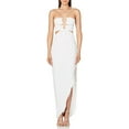 thumbnail image 1 of KelaJuan Womenacute;s Summer Long Evening Dress Solid Color Sleeveless Halter Neck Split Party Dress, 1 of 6