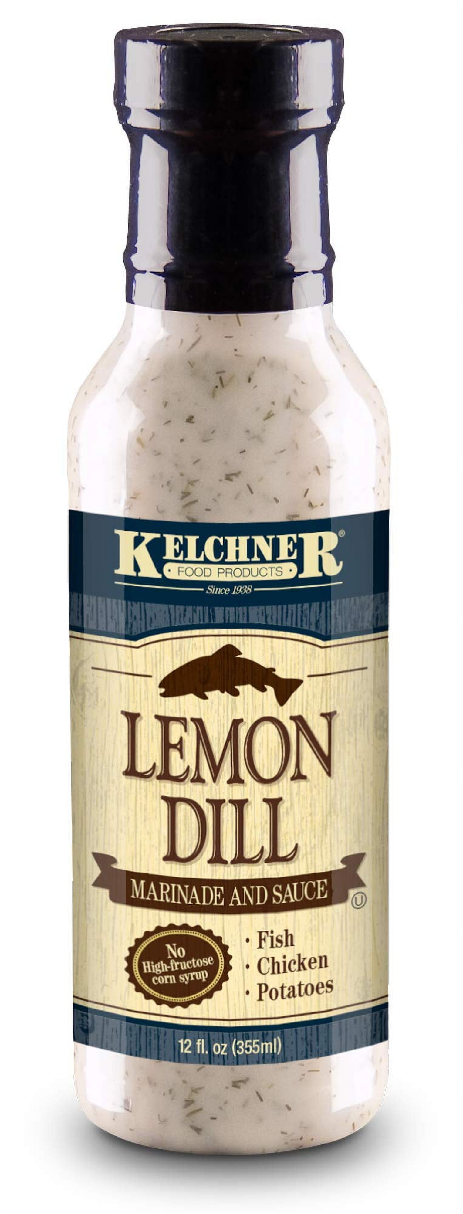 Kelchner Marinade And Sauce Lemon Dill, 12.0 FL OZ