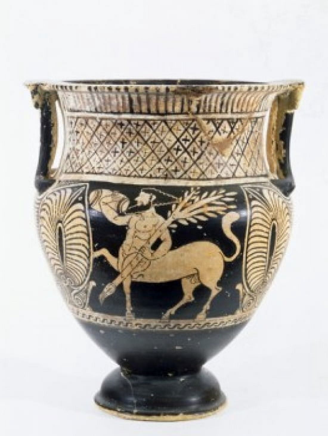Kelebe - Centaur with Branch in Left Hand and Bag in Right Hand Etruscan Art Museo Guarnacci Volterra Italy Canvas Art - (18 x 24)