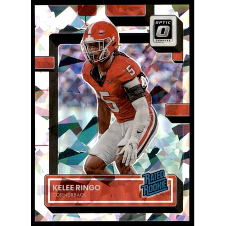 Kelee Ringo Rookie 2023 Chronicles Donruss Optic Rated Rookies Cracked Ice #16