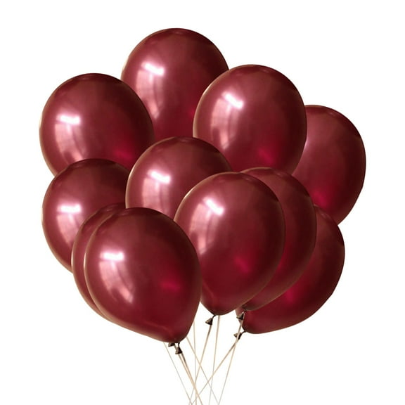 Kelingqi 100pcs 12 Inch Wine Red Balloons Latex Helium Ballon Wedding Birthday Party Decoration Supplies Valentine's Air (12 Inch Purple)