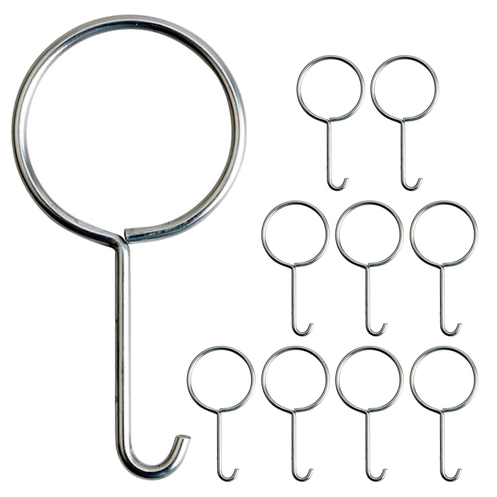 Kelingqi 10pcs Drain Key Lifting Hooks Stainless Steel Drain Grate