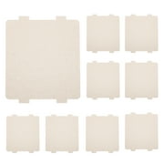 Kelingqi 10-Pack Microwave Covers, Microwave Crisper Mica Sheets for Oven and Even Cooking