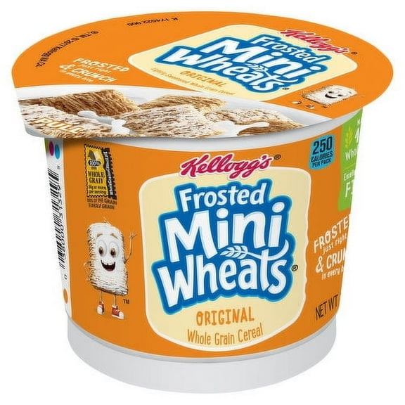 Kell Frosted Mini-Wheats Cereal In A Cup