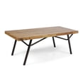 thumbnail image 1 of Kellan Outdoor Rectangular Acacia Wood Coffee Table, Teak, 1 of 7