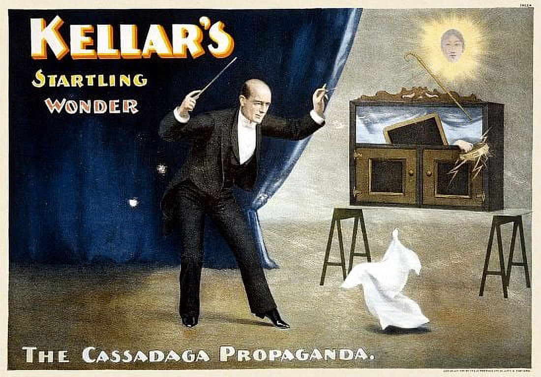 Kellar Cassadaga Propaganda Magic Canvas Art - (36 x 54)