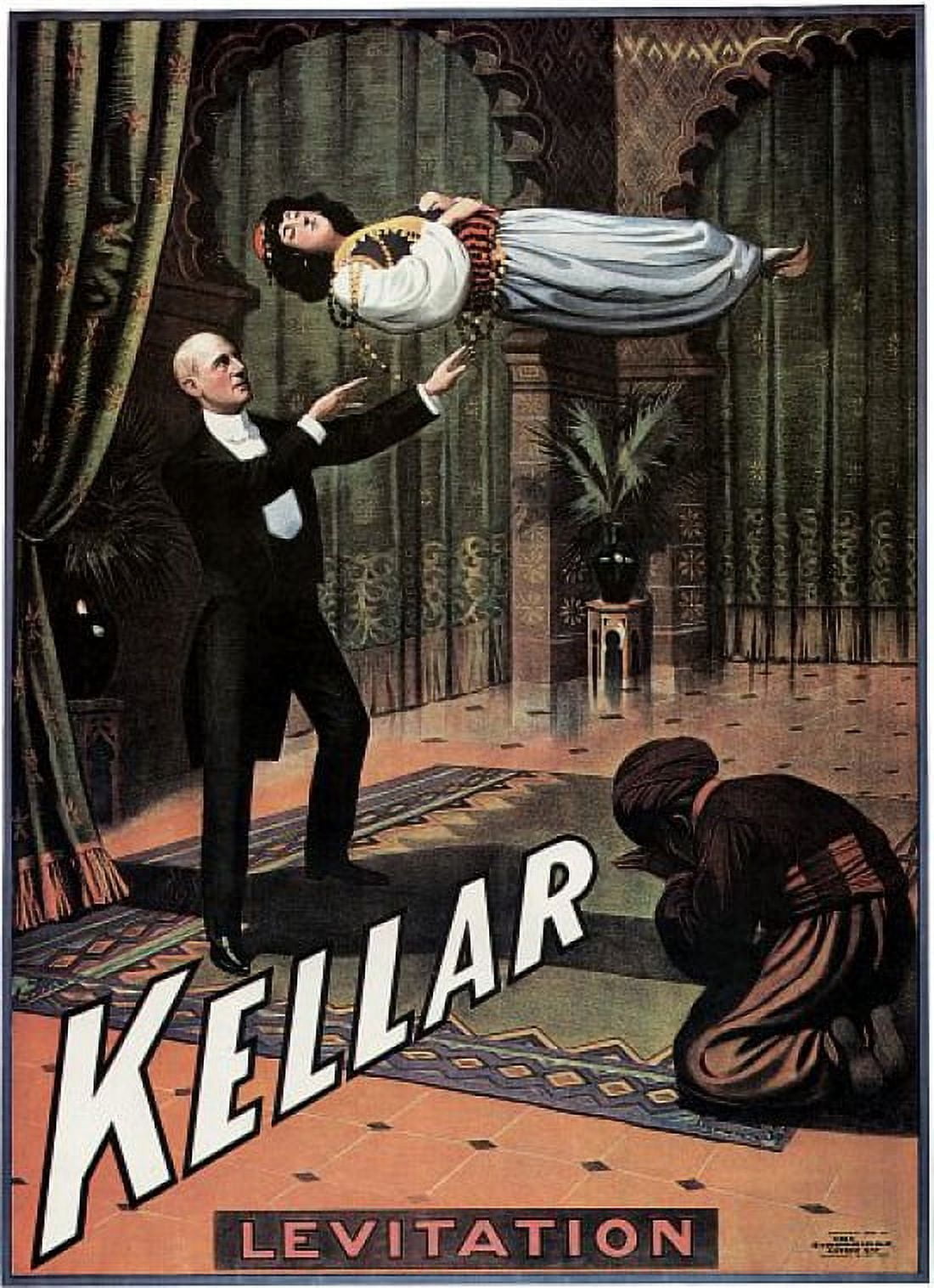 Kellar Levitation Middle Eastern Setting Magic Canvas Art - (24 x 36)