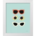 thumbnail image 1 of Kelle, Ann 26x32 White Modern Wood Framed Museum Art Print Titled - Glamour Sunglasses, 1 of 4