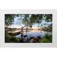 thumbnail image 1 of Keller 24x16 White Modern Wood Framed Museum Art Print Titled - Lake View, 1 of 4