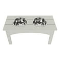 thumbnail image 1 of Keller Elevated Pet Feeder with Stainless Steel Bowls, 1 of 7