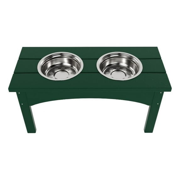 Keller Elevated Pet Feeder with Stainless Steel Bowls