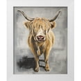 thumbnail image 1 of Keller, Lee 20x24 White Modern Wood Framed Museum Art Print Titled - Harry the Highland Cow, 1 of 4