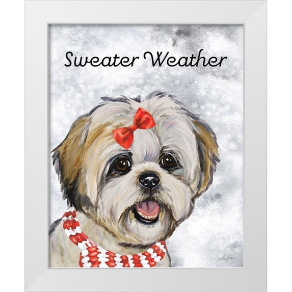 Keller, Lee 26x31 White Modern Wood Framed Museum Art Print Titled - Sweater Weather
