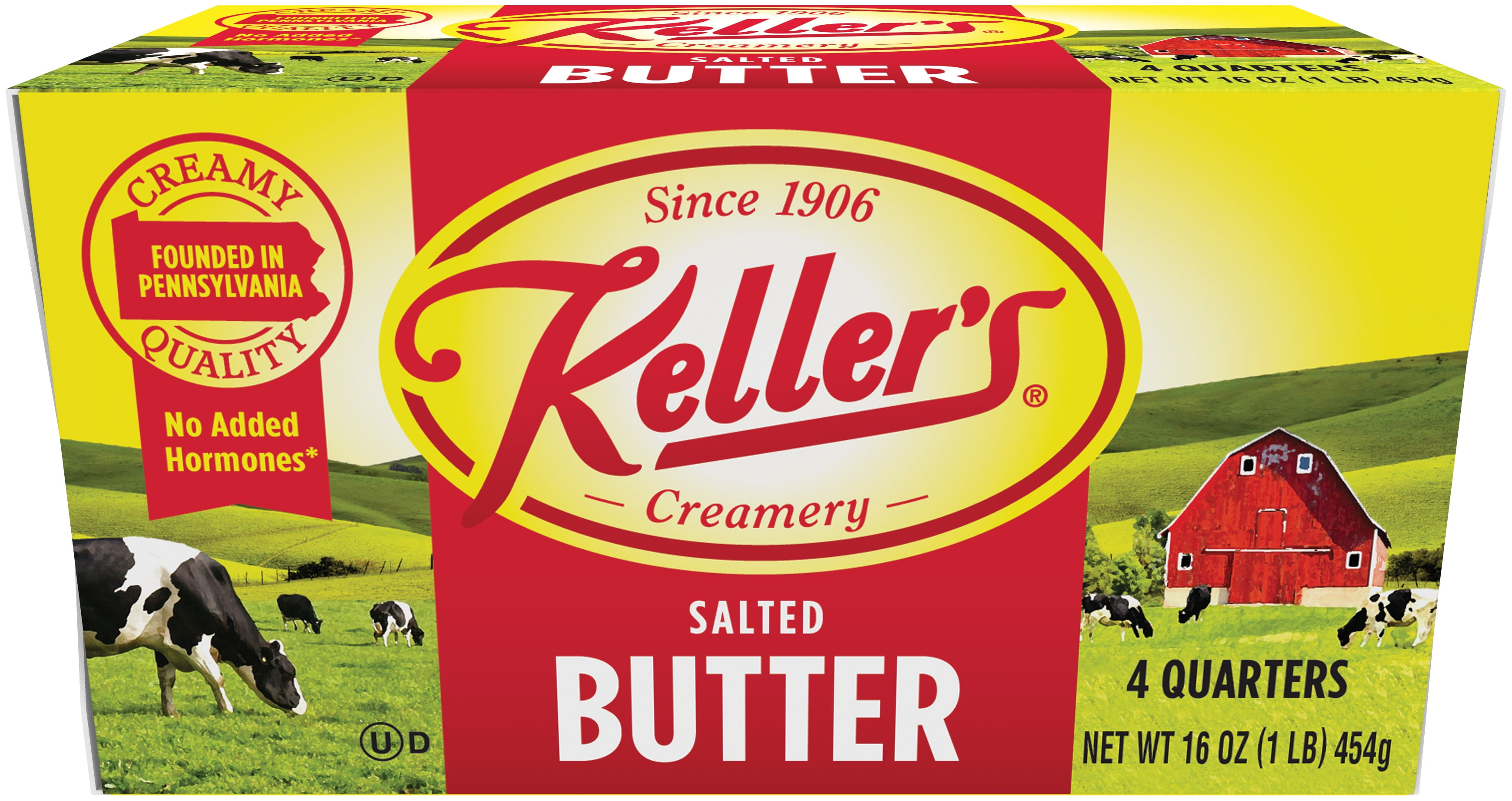 Keller's Creamery Salted Butter Sticks, 16 oz., 4 Count