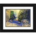 thumbnail image 1 of Kelley, Brian 14x11 Black Ornate Wood Framed with Double Matting Museum Art Print Titled - Albion Cedars, 1 of 4