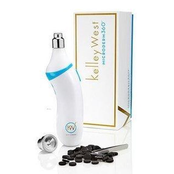 Kelley West Microderm360 Spa Grade, Personal Diamond Microdermabrasion Kit
