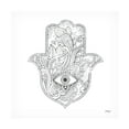 thumbnail image 1 of Kellie Day 'Buddha Hamsa Eye' Canvas Art, 1 of 4