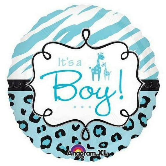 Kellis Shop Anagram International Safari Baby Boy Foil, Multicolor