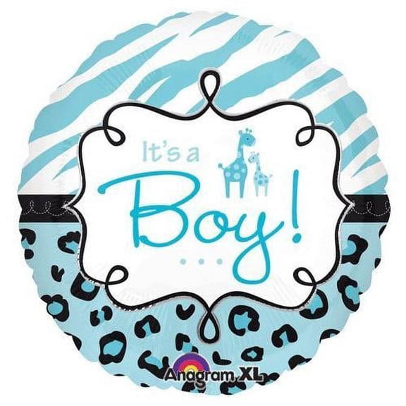 Kellis Shop Anagram International Safari Baby Boy Foil, Multicolor