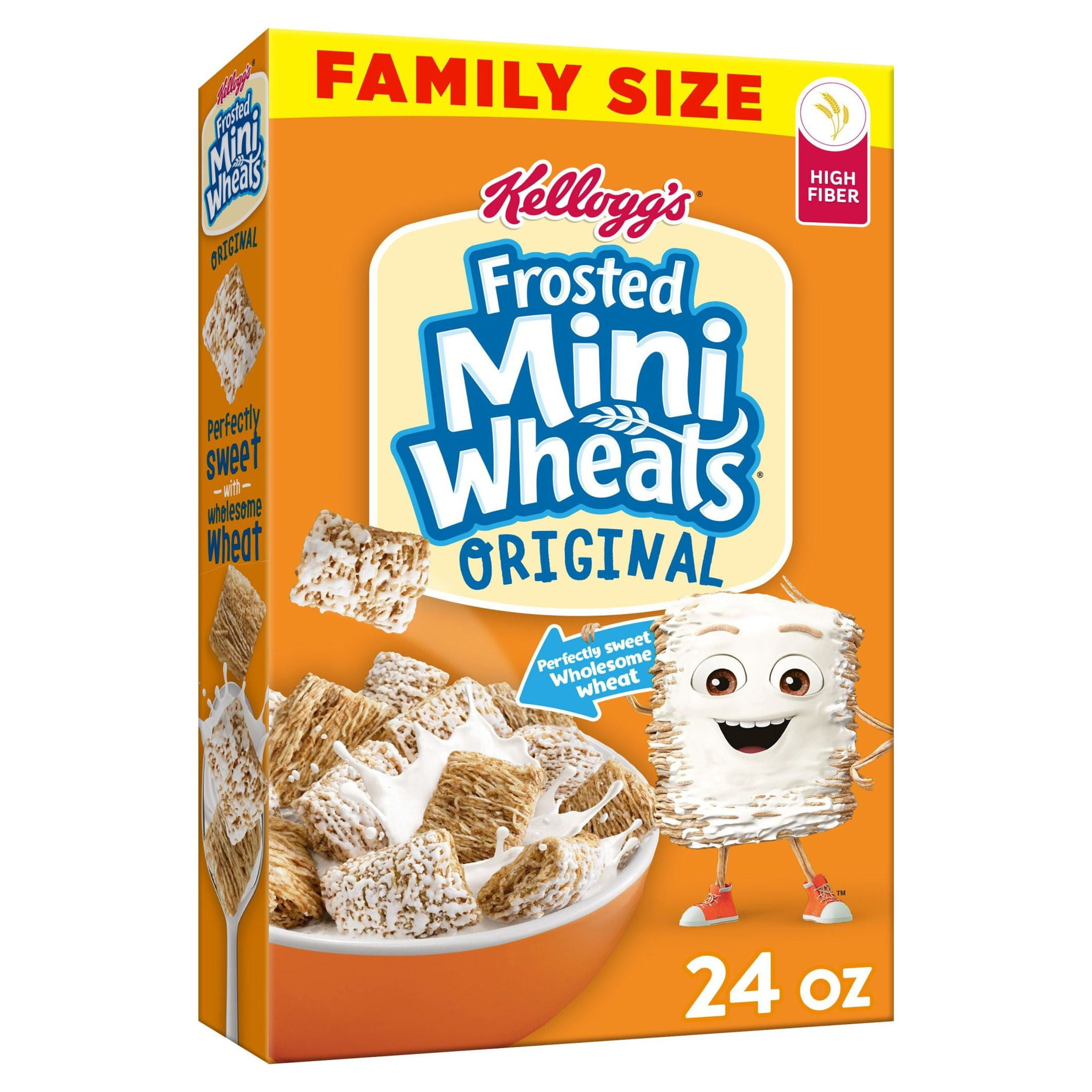 Kellogg #39 s Frosted Mini Wheats Original Breakfast Cereal Family Size Kellogg #39 s Frosted Mini Wheats Original Breakfast Cereal Family Size